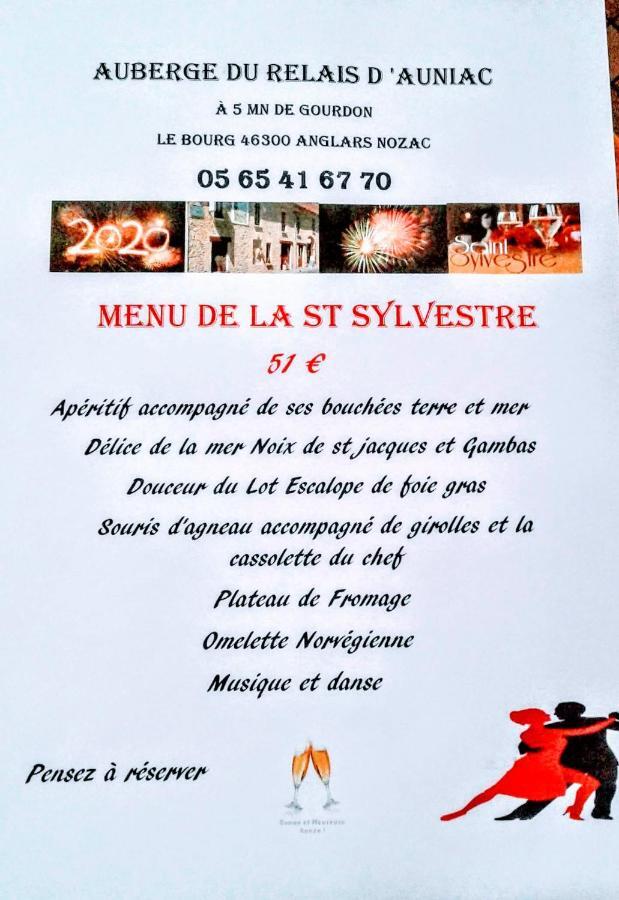 Auberge Du Relais D'Auniac 구르동-앙-케르시 외부 사진