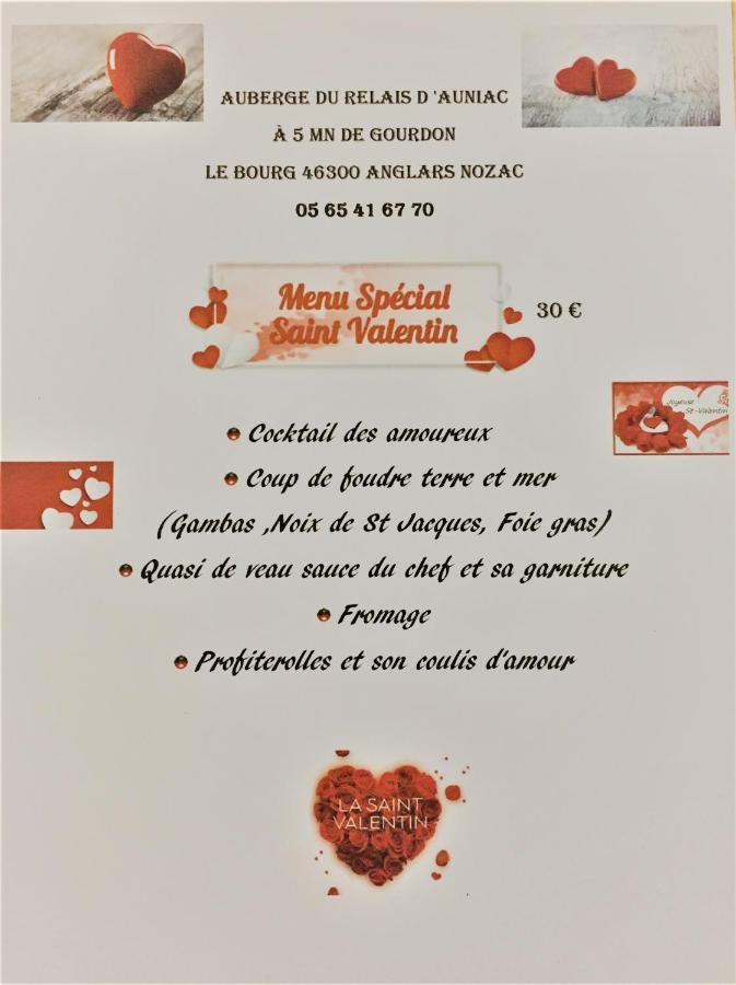 Auberge Du Relais D'Auniac 구르동-앙-케르시 외부 사진